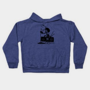 Kid Old School Kids Hoodie